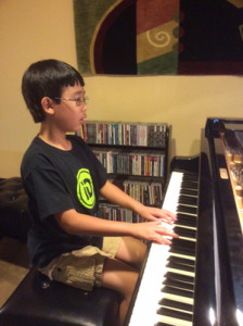 Boy Playing Piano