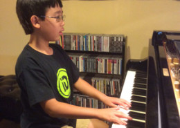 Boy Playing Piano